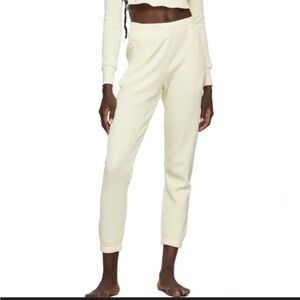 SKIMS Off-White Waffle Jogger Lounge Pants